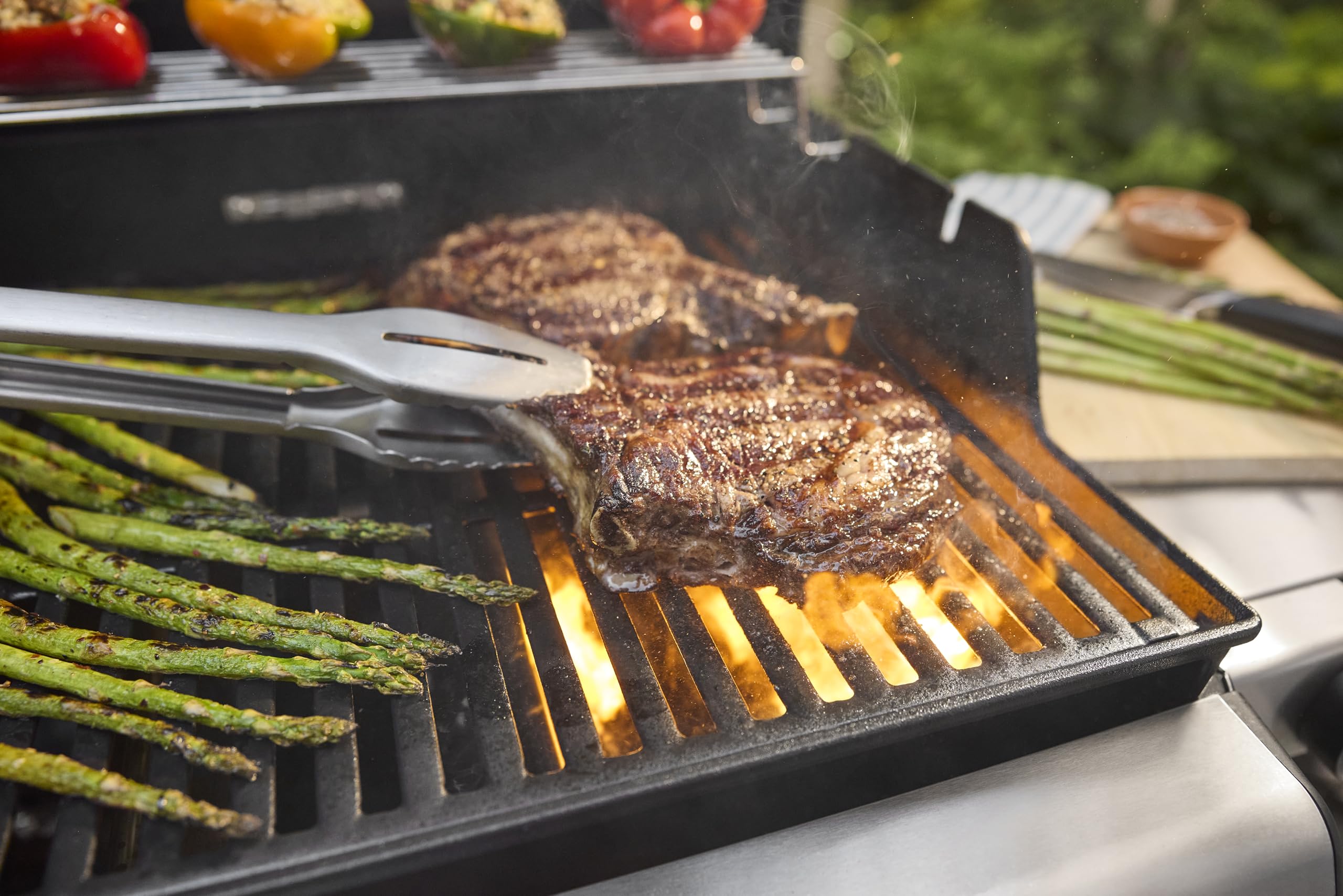 Weber Spirit E-425 Gas Grill for Outdoor Cooking, Natural Gas Grill, Black