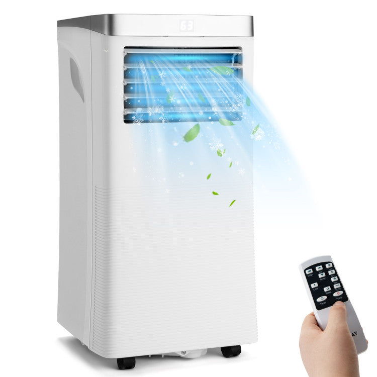 10000 BTU(Ashrae) 3-in-1 Portable Air Conditioner with Remote Control
